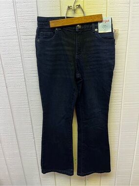 Cat & Jack Girls Size 12 NWT Flare Cut Jeans New With Tags Kids Stretch Denim